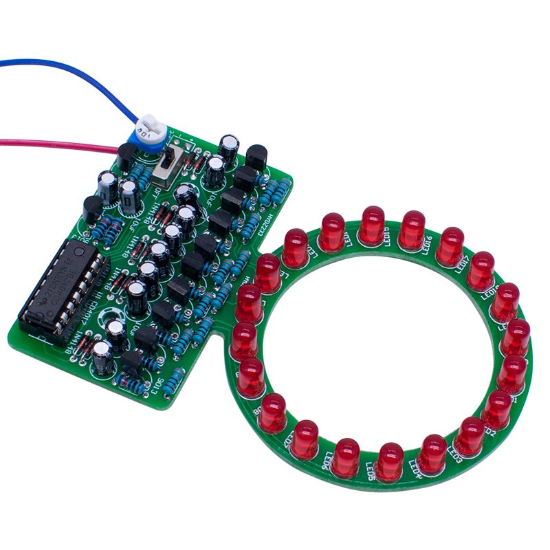 Diy Home Electronics Projects - CD4017 Ring Gradient LED Flowing Lamp