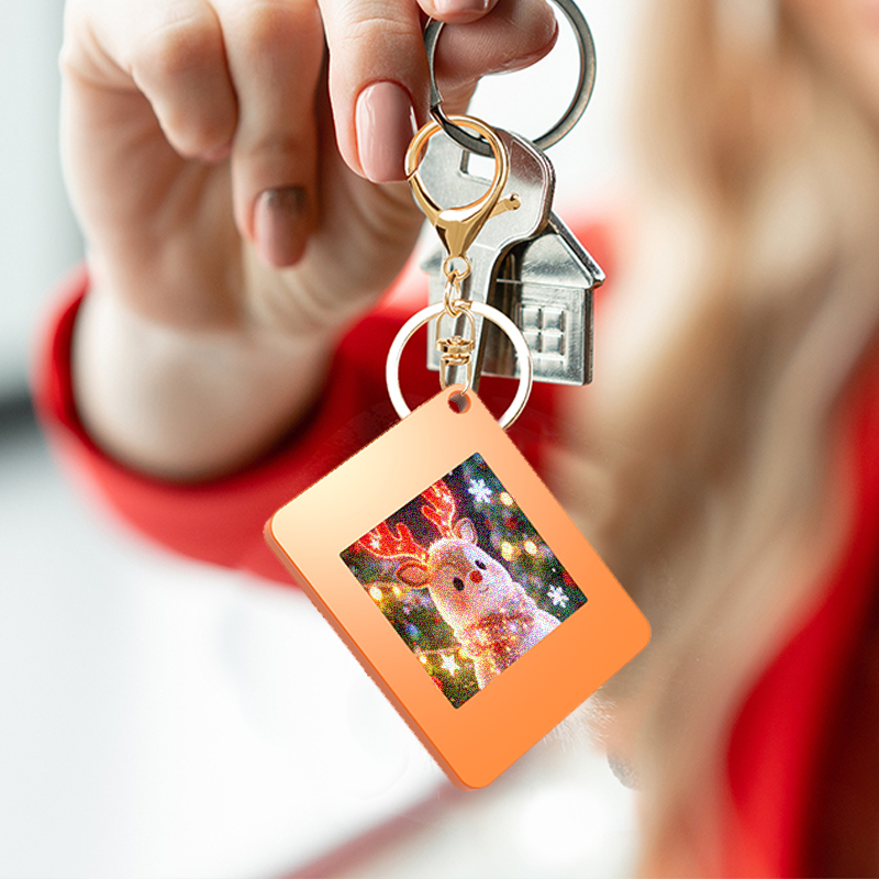 Diy Electronics Location - NFC Function Keychains 1.54-inch 4 Color
