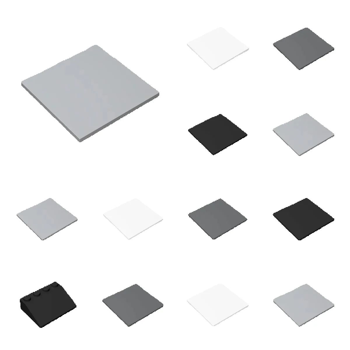 Diy Lego Electronics - 10pcs 10202 Flat Tile 6x6 High-Tech