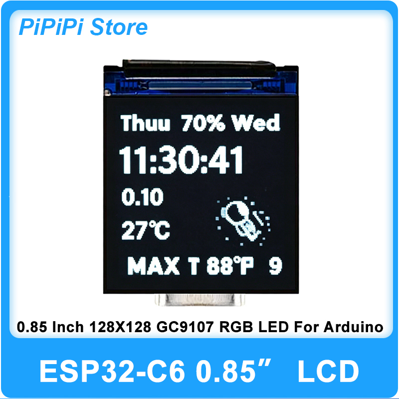 ESP32 C6 0.85 Inch 128X128 IPS - огляд і ціна Sd Card Module Spi