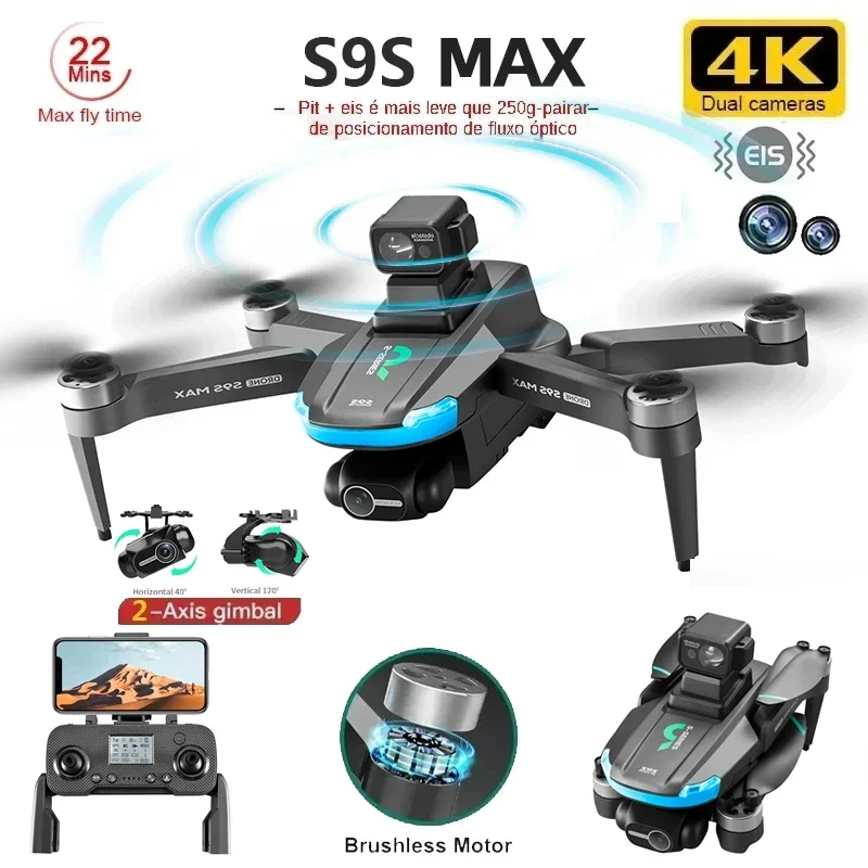 NEW S9S MAX MINI Drone 4K 2-Ax - огляд і ціна Diy Rc Electronics