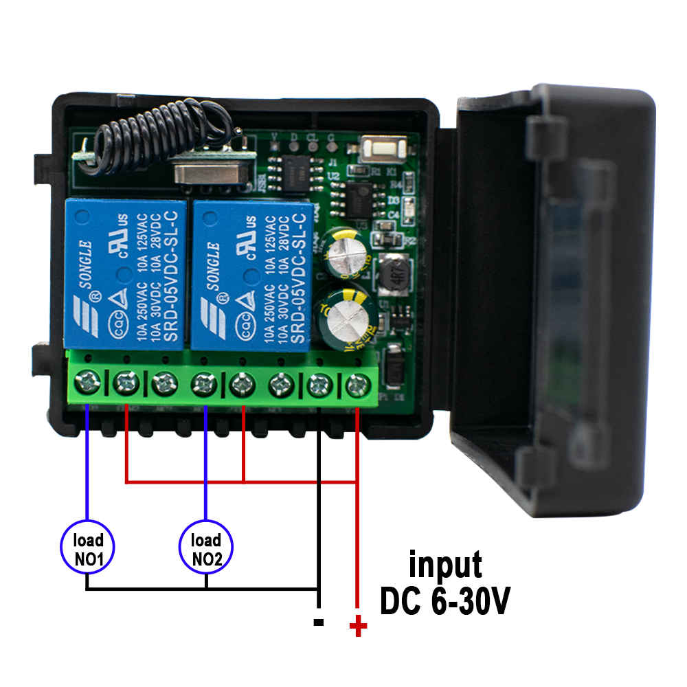 1~10pcs 2 Channel 433MHz RF Re - огляд і ціна Diy Rc Electronics