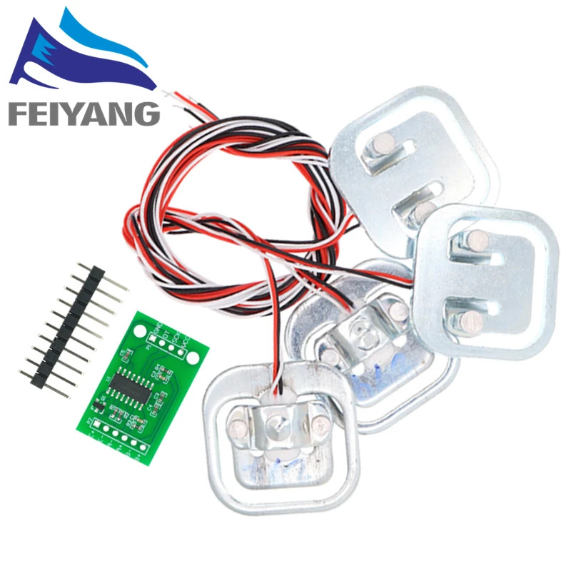 4PCS Human Scale Load Cell Wei - огляд і ціна Diy Electronics Load Cell
