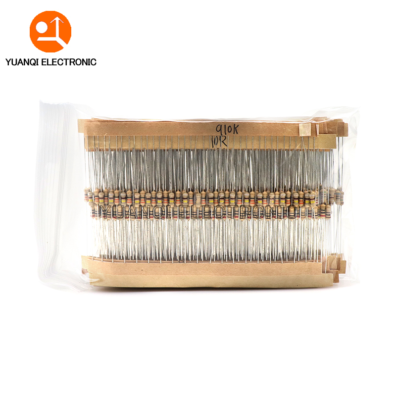 860pcs 1/4W Carbon Film Resist - огляд і ціна Resistor Kit 1 4W