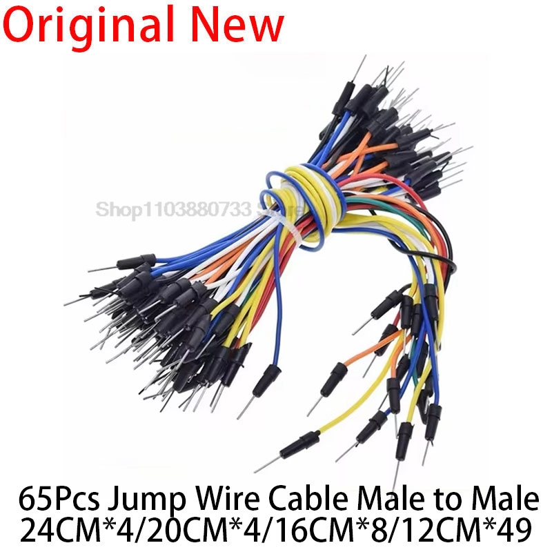 65Pcs/lot Jump Wires Cable Fle - огляд і ціна Diy Electronics Load Cell