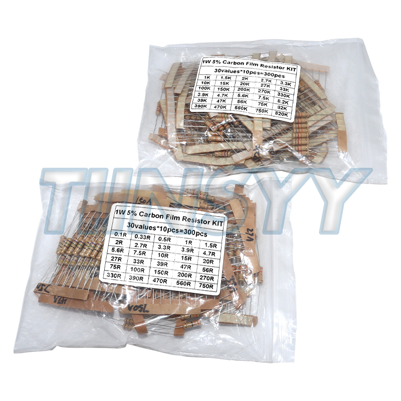 300PCS Resistor Kit 1W 5% Carb - огляд і ціна Diy Home Electronics Projects