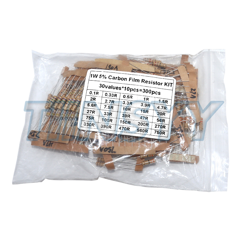 300PCS Resistor Kit 1W 5% Carb - огляд і ціна Diy Home Electronics Projects