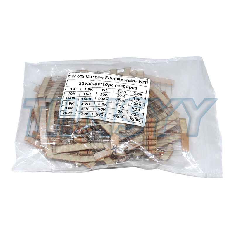 300PCS Resistor Kit 1W 5% Carb - огляд і ціна Diy Home Electronics Projects