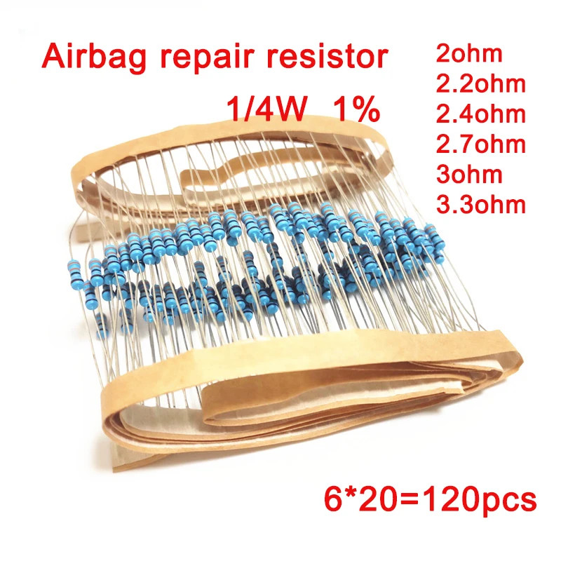 1/4W Metal Film Resistance 0.2 - огляд і ціна Resistor Kit 1 4W