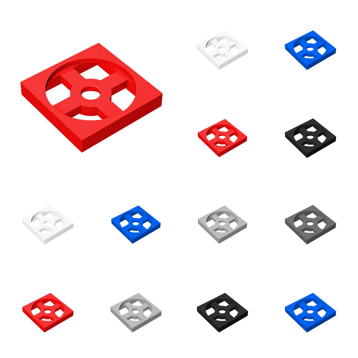 50pcs 3680 3679 Turntable 2 x  - огляд і ціна Diy Lego Electronics