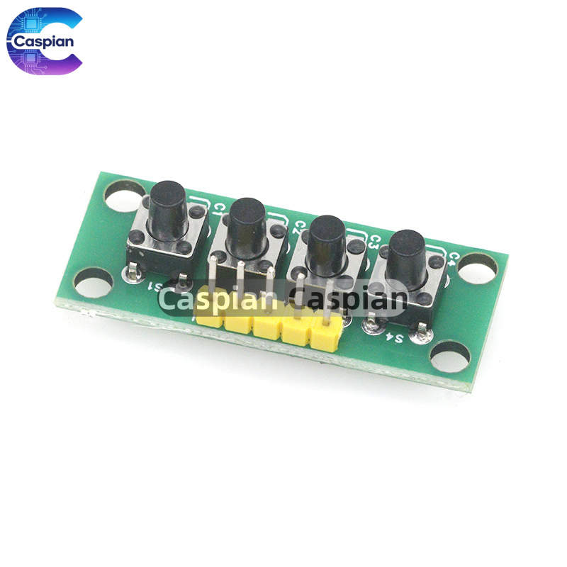 1-10PCS 1x4 4-Button Independe - огляд і ціна Diy Electronics Raspberry Pi