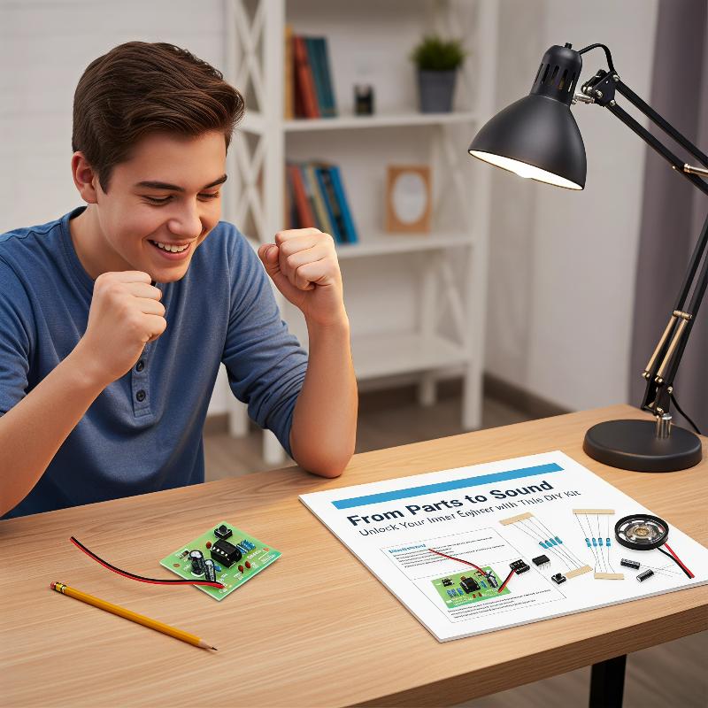 NE555 Doorbell DIY Soldering P - огляд і ціна Diy Home Electronics Projects