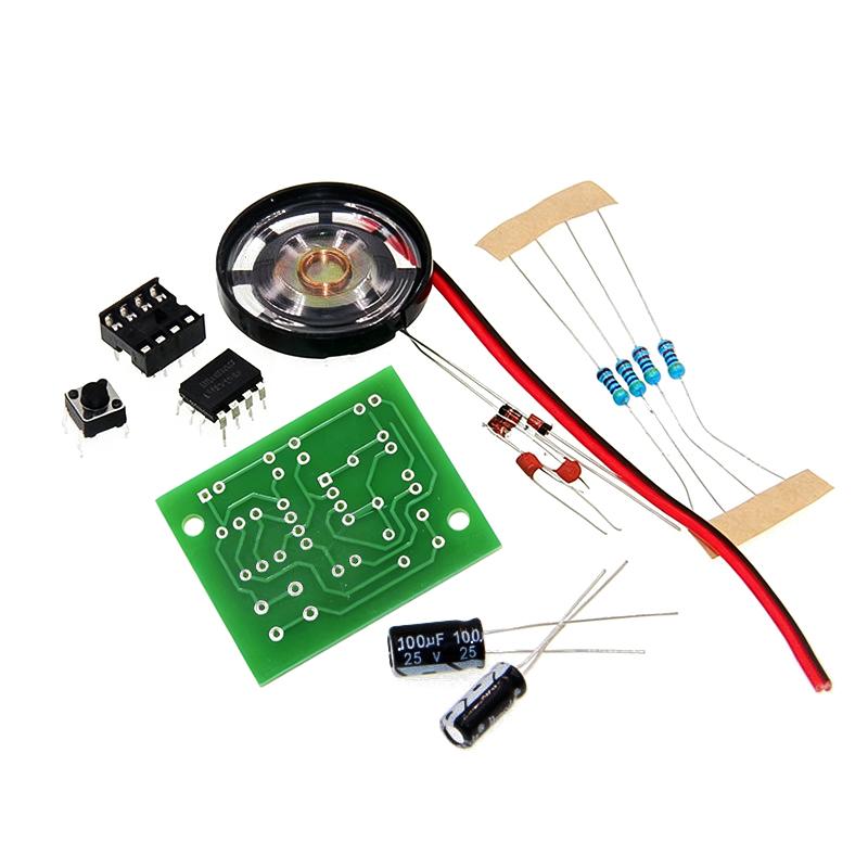 NE555 Doorbell DIY Soldering P - огляд і ціна Diy Home Electronics Projects