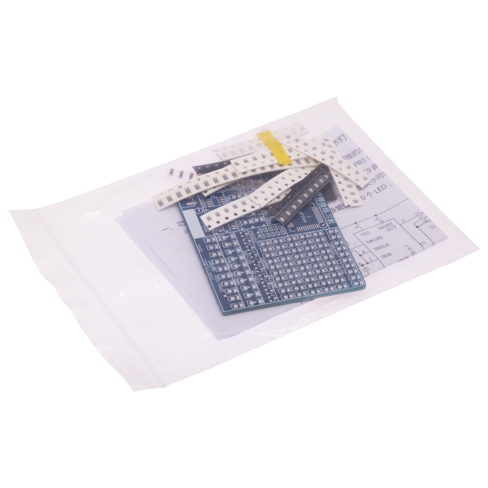 SMD NE555 CD4017 Rotating Flas - огляд і ціна Diy Home Electronics Projects