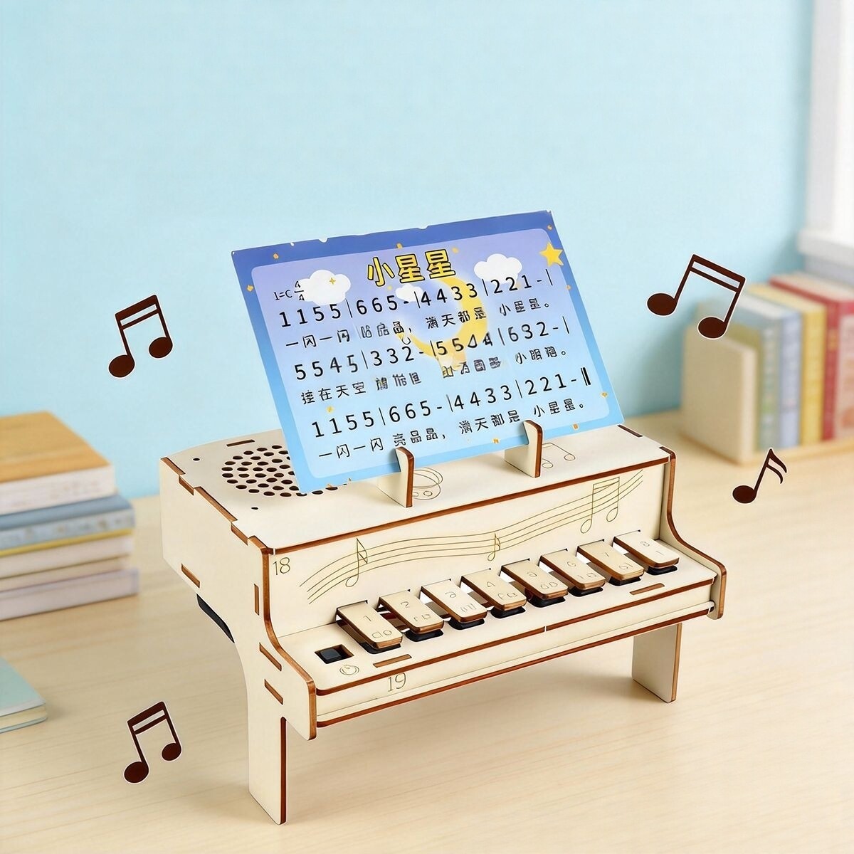 DIY Wooden Electronic Piano Mo - огляд і ціна Diy Home Electronics Projects