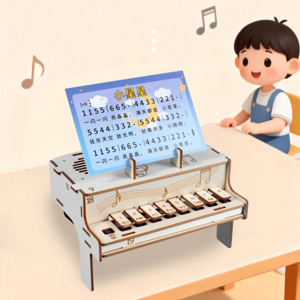 DIY Wooden Electronic Piano Mo - огляд і ціна Diy Home Electronics Projects