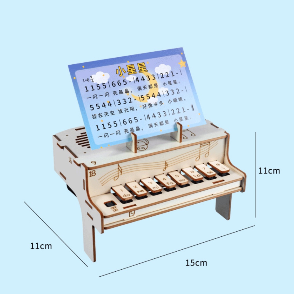 DIY Wooden Electronic Piano Mo - огляд і ціна Diy Home Electronics Projects