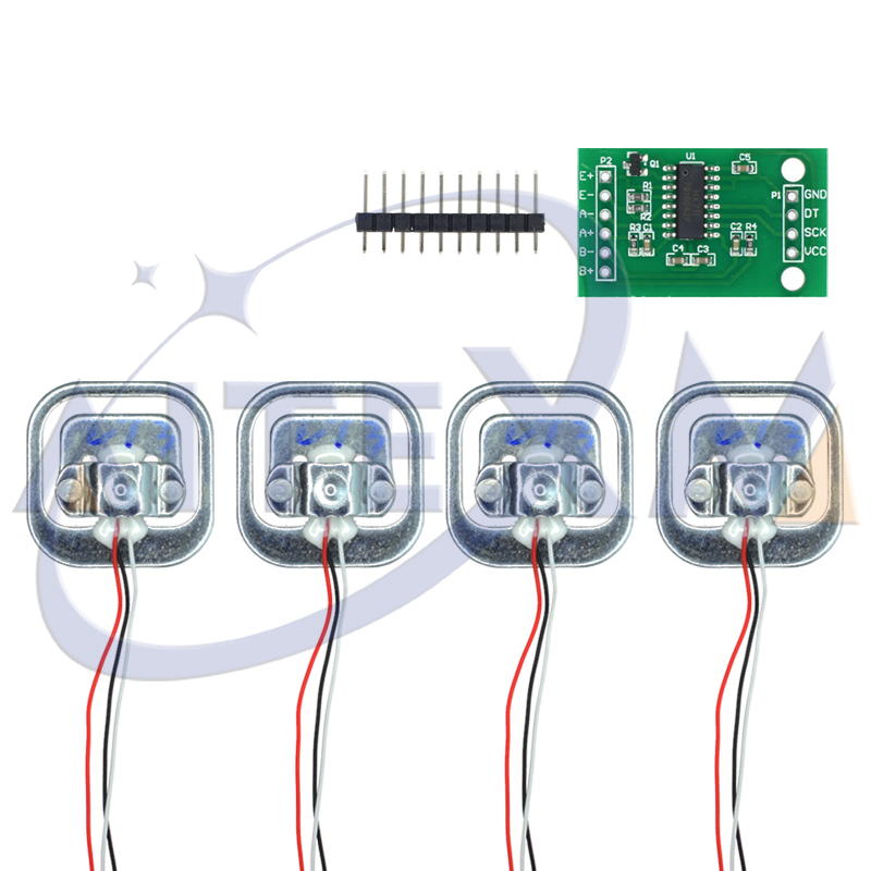 4PCS Human Scale Load Cell Wei - огляд і ціна Diy Electronics Load Cell