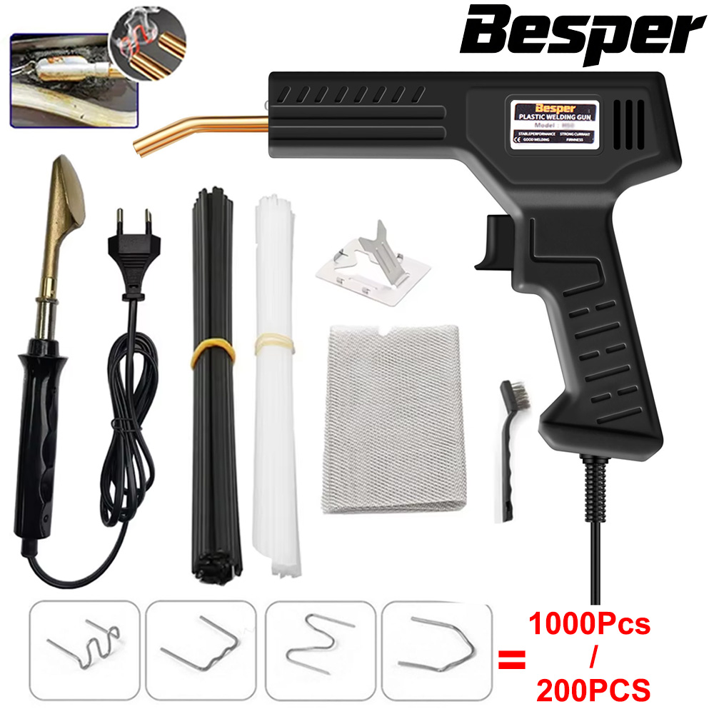 50W Plastic Welder 1000-200PCS - огляд і ціна Soldering Iron Kit