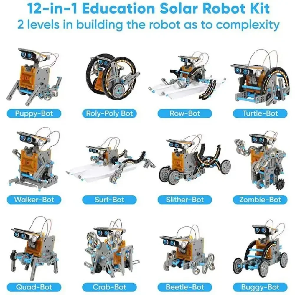 13 in 1 Solar Powered Robot Sc - огляд і ціна Diy Lego Electronics